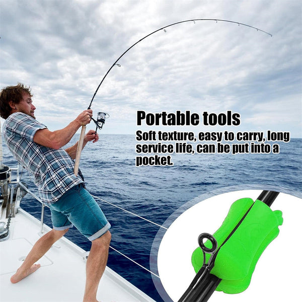 2X Portable Fishing Rod Fixed Ball Wear Resistant Durable Reusable Fishing Tools
