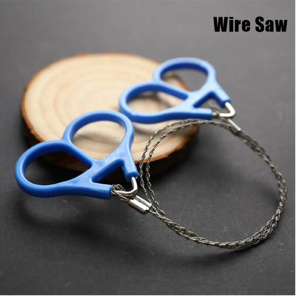 Wire Saw Camping Hiking Stainless Steel Commando Survival Emergency Cutting Rope