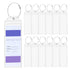 UP 20PCS Cruise Ship Luggage Tags Holders Zip Pouch Keyring Steel Wire Cable AU