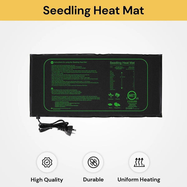 Seedling Heat Mat Plant Heating Pad Germination Seed Cloning Warm Temperature AU