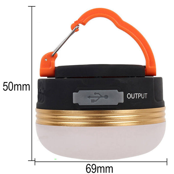 LED Emergency Hiking Night Light Outdoor Lamp Camping Lantern Tent Rechargeable