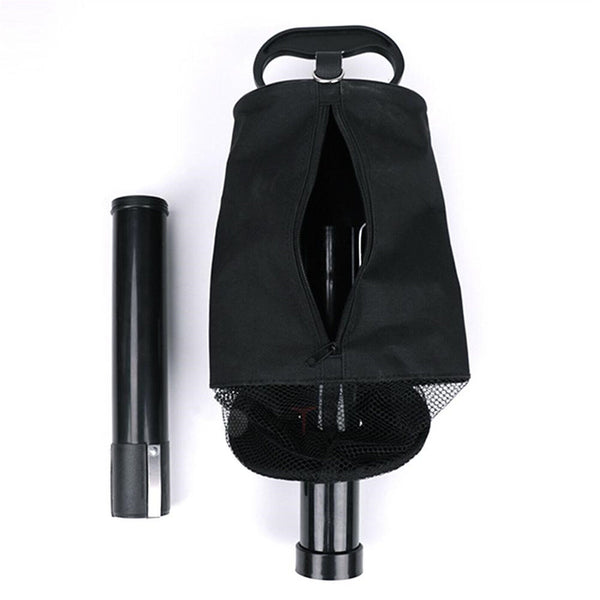 Golf Ball Shag Bag Practice Ball Bag Holder Storage Black Carry Bag Collector AU