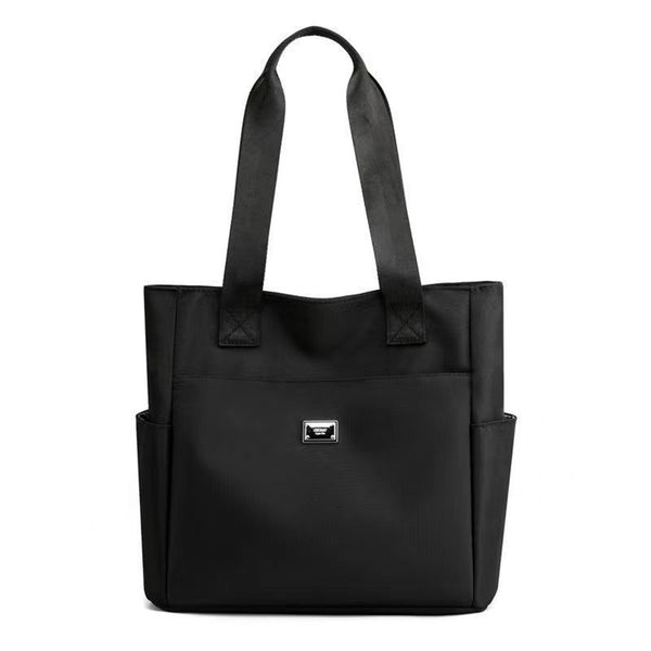 2pcs Waterproof Nylon Shoulder Bag | Multi-Pocket Travel Tote Laptop Work Handbag