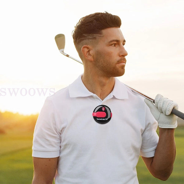 Mini Golf Score Stroke Counter Keeper One Touch Reset Simple Attach to Gloves AU
