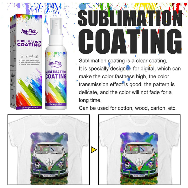 Sublimation Coating Spray For All Fabric Polyester Shirt Cotton T-Shirts