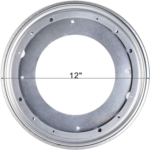 12inch Lazy Susan Metal Bearing Rotating Swivel Turntable For TV Rack Desk Round