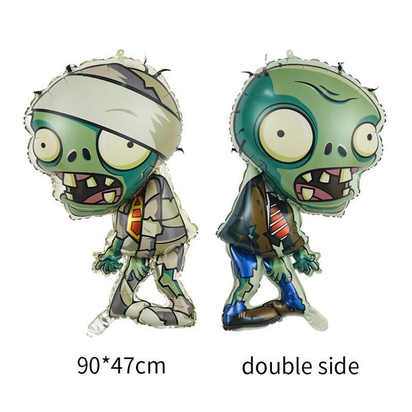 10pcs Plants VS Zombies Foil Balloon Set Party Supplies Kids Birthday Decoration