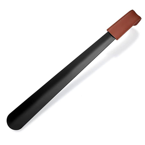 2X Metal Handle Shoehorn Stainless Steel Lifter Tool 42cm Shoe Horn Long Leather