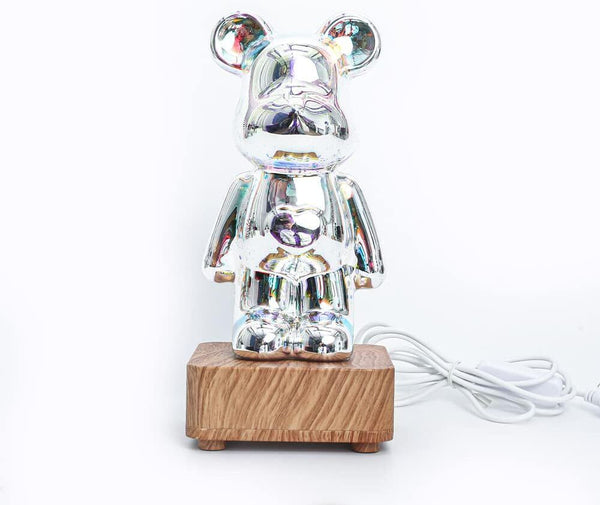 3D Light Bear Fireworks Lamp Table Night Light Flashing 8 Color Xmas Gift New