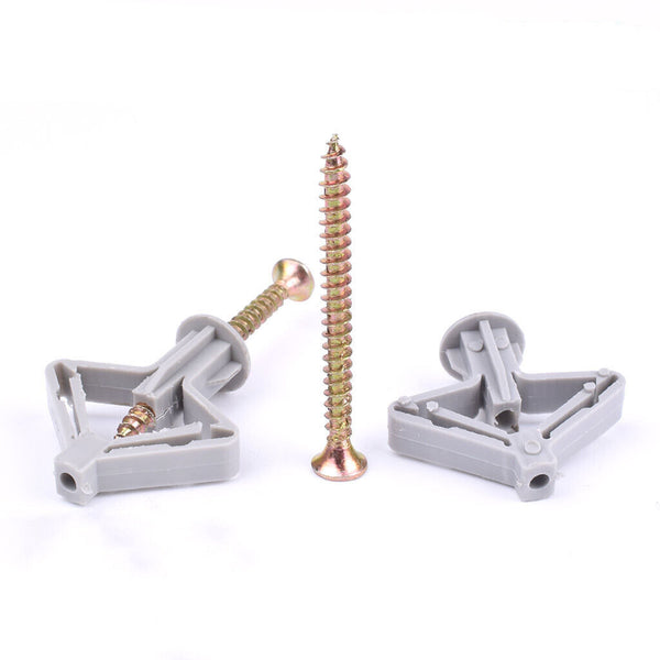 30PCS Toggle Cavity Fastener Dry Wall Anchors Drywall Anchor Plasterboard Screws