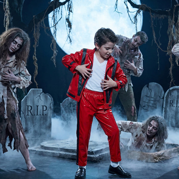 Kids Michael Jackson Costume – Thriller Book Week Performance Outfit