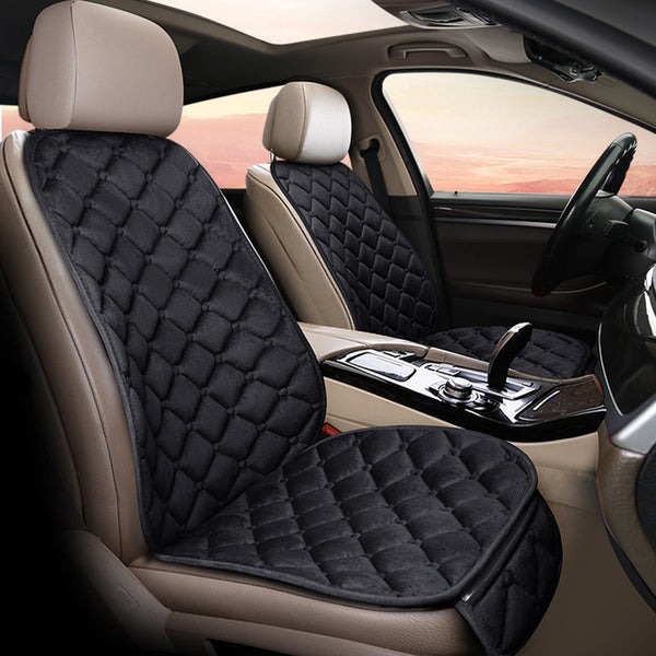Winter Plush Car Seat Cushion Soft Warm Front Seat Cover Universal Fit