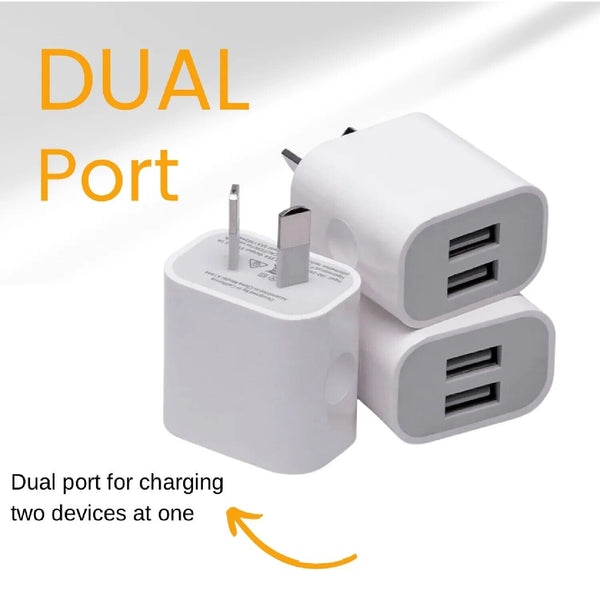 Universal World Travel Adapter 2 USB Charger US/UK/EU/AU Plug Converter 100-240V