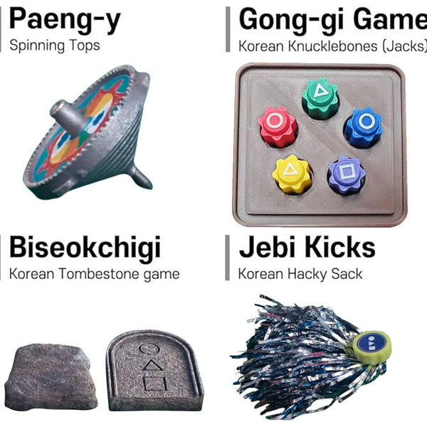 Korean Jack Stones Game 공기 Toy Squid Game Season 2 Gonggi Gong-gi NEW VIRAL GAME