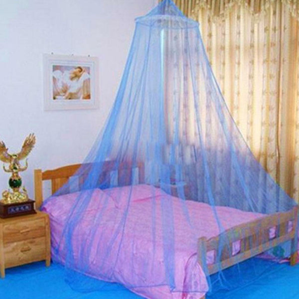 UP 5pcs Double Single Queen Canopy Bed Curtain Dome Stopping Mosquito Net Midges