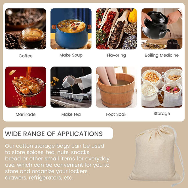 Uses for calico bags around the home