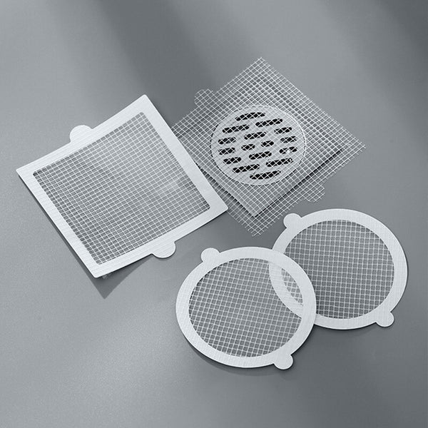 30 Pack Disposable Shower Drains Hair Catcher Mesh Sticker Bathroom Bathing AUS