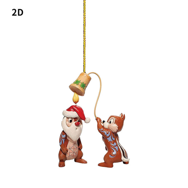 Christmas Tree 2D Disney Acrylic Ornaments Xmas Pendants Hanging Kids Gift DecOD