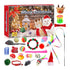 Cat advent calendar 2026 with 24 cat toys: balls, plush mice, feather toys, springs, teaser wand, collar and Santa hat