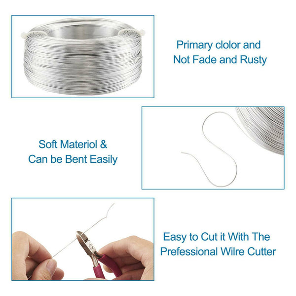 Best Grade Solid Uncoated Aluminium Wire Craft Jewellery  Bonsai electrical AU