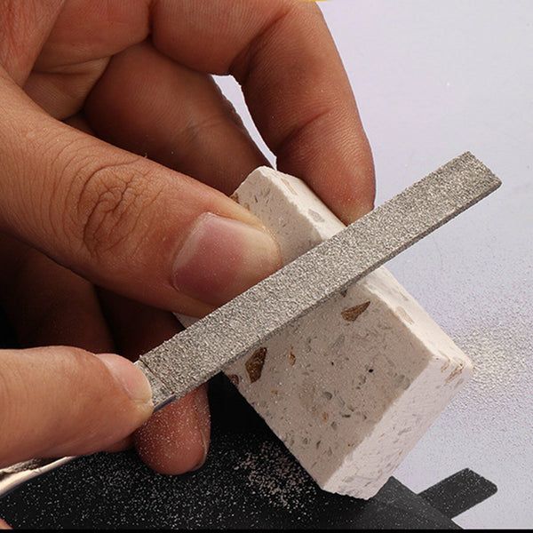 10PCS Woodwork Jewelers Ceramic Diamond Needle Files Set Guitar Repair Tools AU