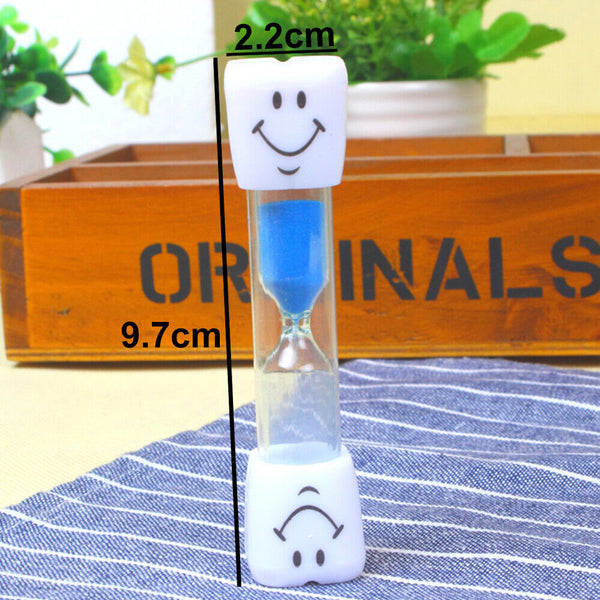 Tooth Brushing Smiley Hourglass Sand Timer Egg Kids Gifts Kitchen 3Mins Clock