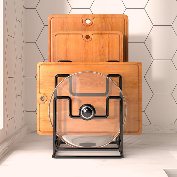 2PCS Metal Cutting Board Stand Kitchen Countertop Vertical Chopping Board Holder