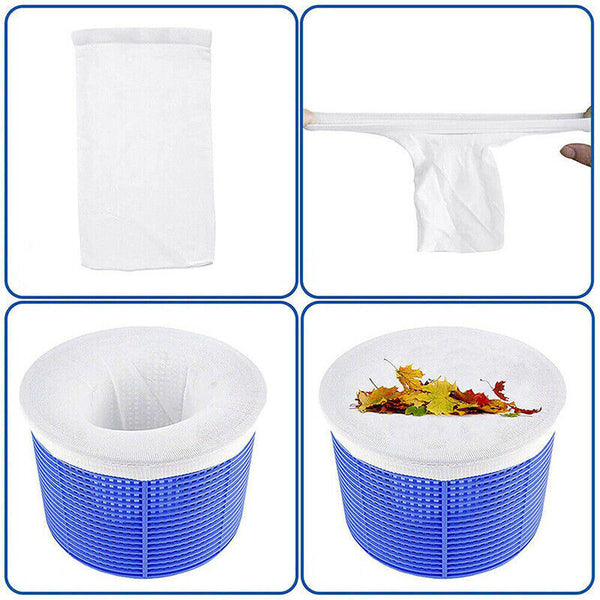 5-30PCS Swimming Pool Skimmer Socks Baskets Skimmers Net Filter Storage Bag AU