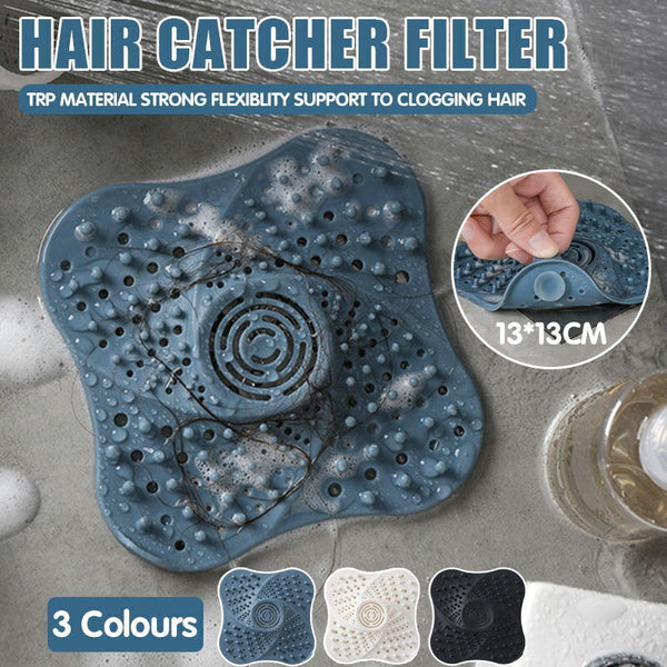 Sink Trap Filter Hair Catcher Shower Bath Cover Basin Stopper Drain Strainer AU