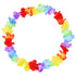 50pcs Hawaiian Flower Garland Lei | Colorful Party Necklace Luau Decoration