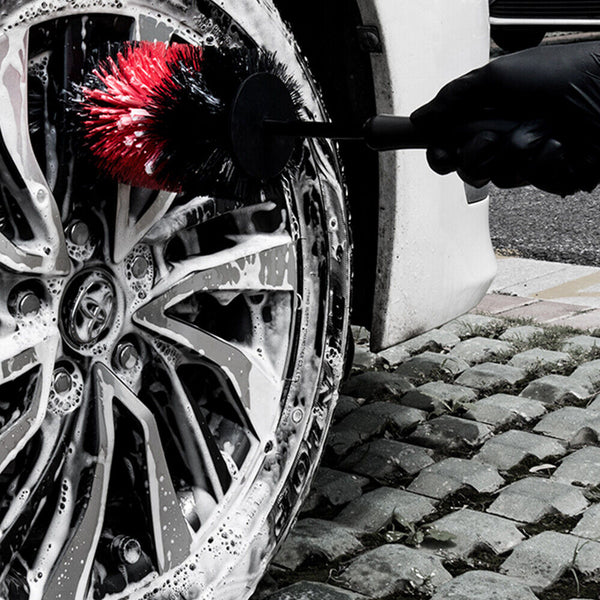 5pcs Hub Brush Cleaner Car Vehicle Wheel Tire Rim Scrub Brush Wash Cleaning Tool