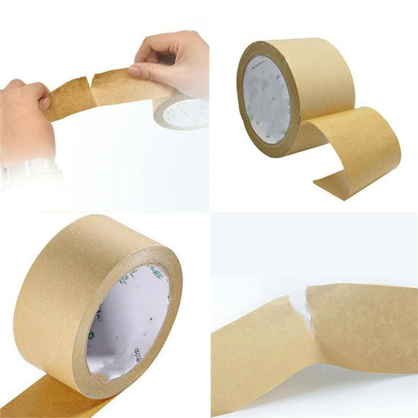 Masking Tape Picture Framing Packing Tape Craft Self adhesive Kraft Brown Paper