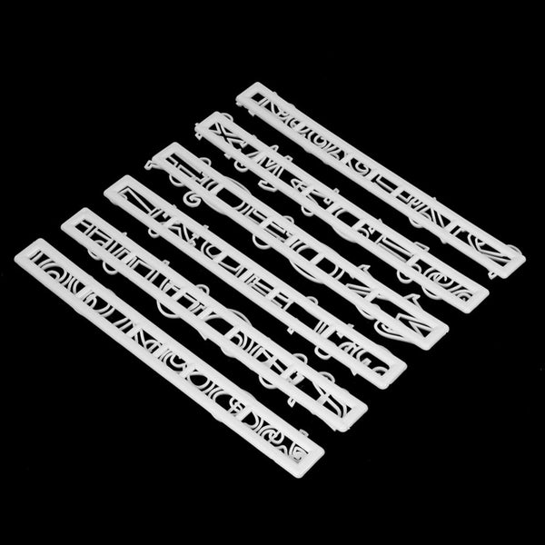 30PCS Alphabet Number Letter Cake Decorating Mold Fondant Icing Cutter Mould Set