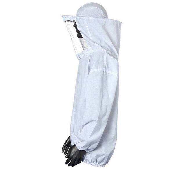 Veil Hat OverBee Keeping Suit Protective Coat Pull Tops Beekeeping Smock Jacket