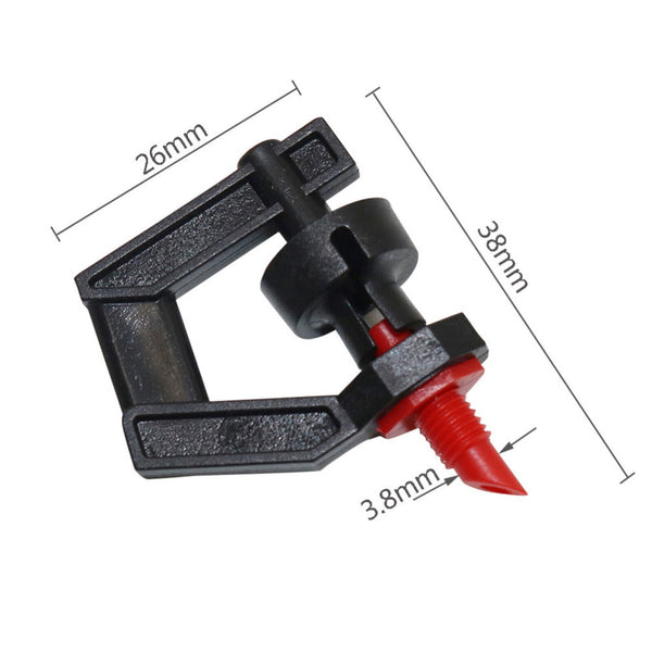 10/20X Full 360° Micro Sprinkler Irrigation Watering System Poly Tube AU Black A