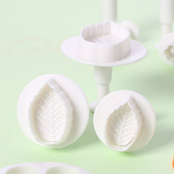 66pcs Sugarcraft Fondant Flower Mold Set | Cake Decorating Embossing Tools Kit