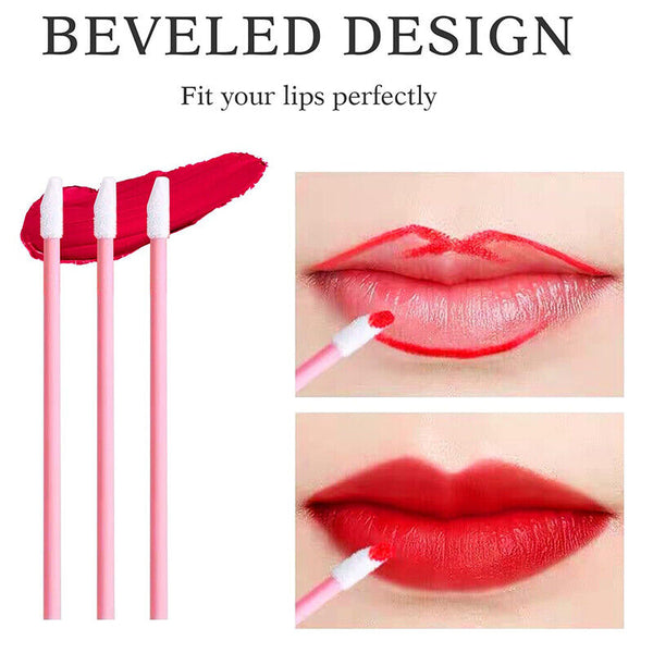 100/500/1000 Pcs Lip Gloss Brush Disposable Wands Lipstick Applicator Brushes AU