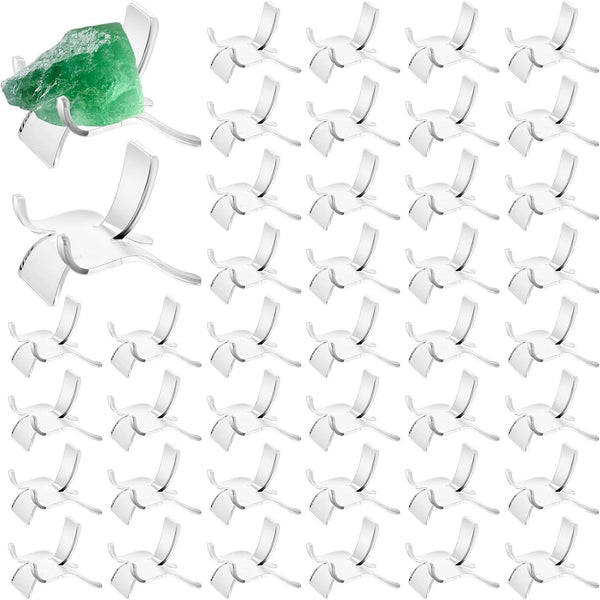 50PCS Clear Acrylic Display Stands – Multi-Purpose Display Easels