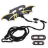 Lizard Harness Leash Bearded Dragon+Cool Leather Wings Reptile Adjustable AU
