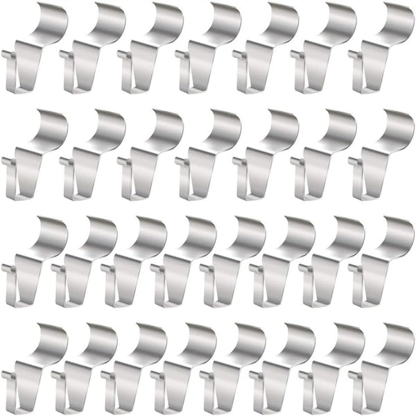 UP 100PCS Heavy Duty Siding Hook Hanger Clips Fastener Hook Hanger Wall Clip Set