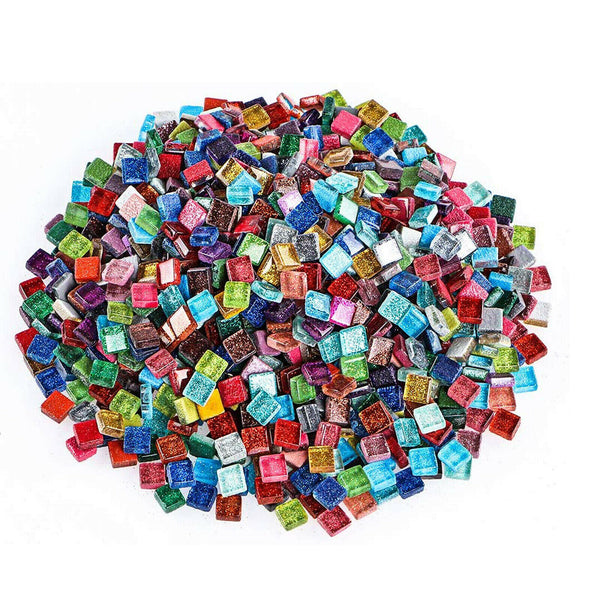 UP 5KG Mixed Glitter Glass Tiles Crystal Mosaic Tiles Kitchen Bathroom Mosaic AU