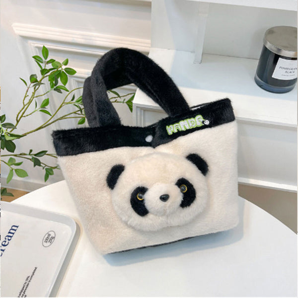Cute Panda Plush Crossbody Bag | Kids Shoulder Purse for Girls & Travel Gifts