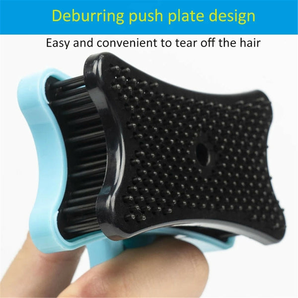 2PCS Pet Grooming Brush Slicker Comb Deshedding Hair Remover Tool