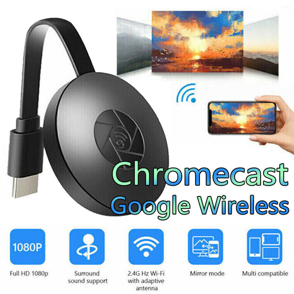 For Chromecast Google Wireless HDMI-Compatible HD Display Media Streaming Video