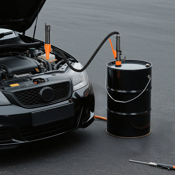 Battery Powered Electric Siphon Pump 2.4 GPM Fuel Oil Water Transfer Pump