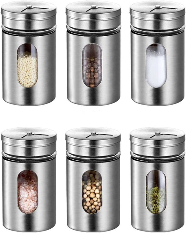 Kitchen Spice Jars Pot Holders Storages Stainless Steel Glass Plastic AUS