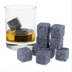 18PCS Whiskey Stones – Reusable Beverage Chilling Cubes