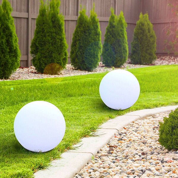 Outdoor Inflatable Beach Ball LED Light Swimming Pool Party Water Game Toys AU