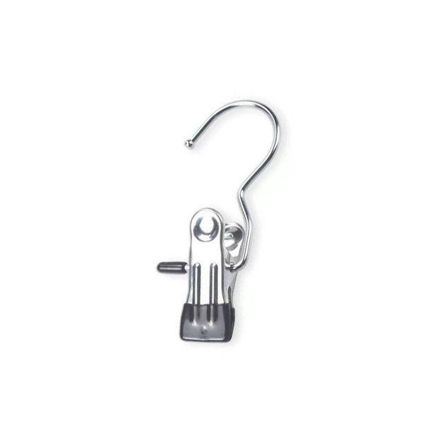 30pcs Stainless Steel Laundry Hooks with Clips | Boot Hanger Clips for Jeans, Hats & Socks