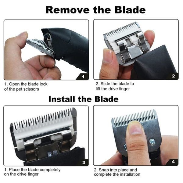 Grooming Clipper Blade for Andis,Oster A5,Wahl KM10Series Clipper Pet Detachabl